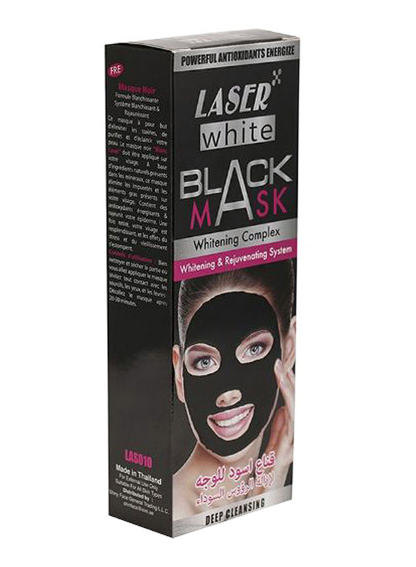 Laser White Deep Cleansing Black Face Mask, 100ml